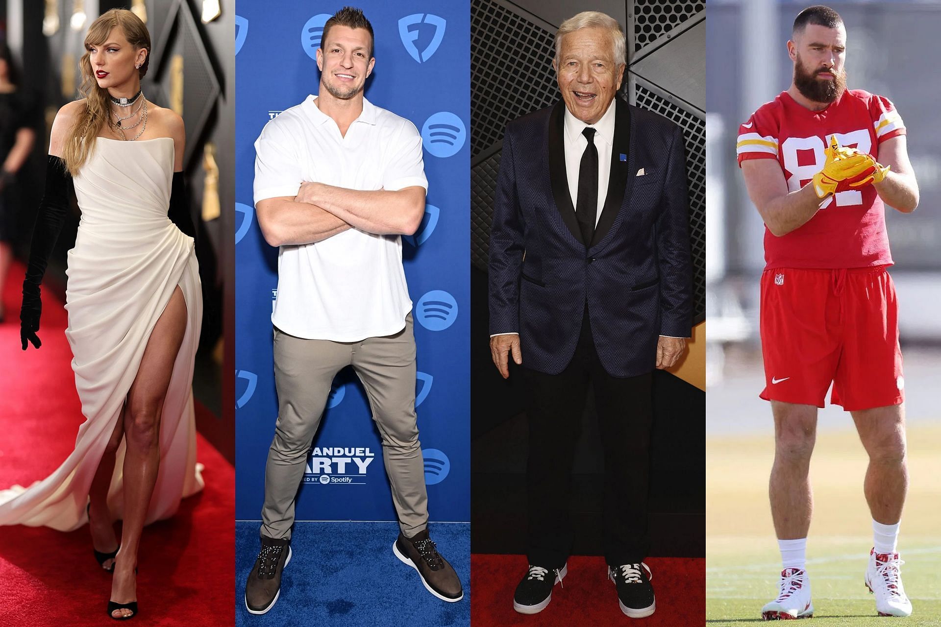 Robert Kraft takes cheeky dig at Travis Kelce, wants Taylor Swift to be dating Rob Gronkowski