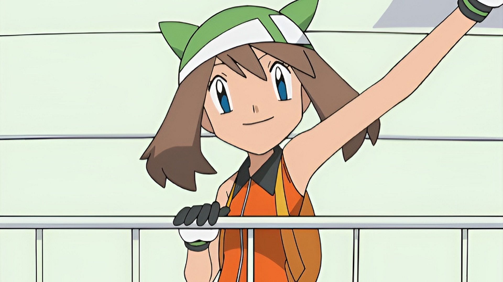 May is a spectacular trainer who challenges Ash to be better every step of the way (Image via The Pokemon Company)