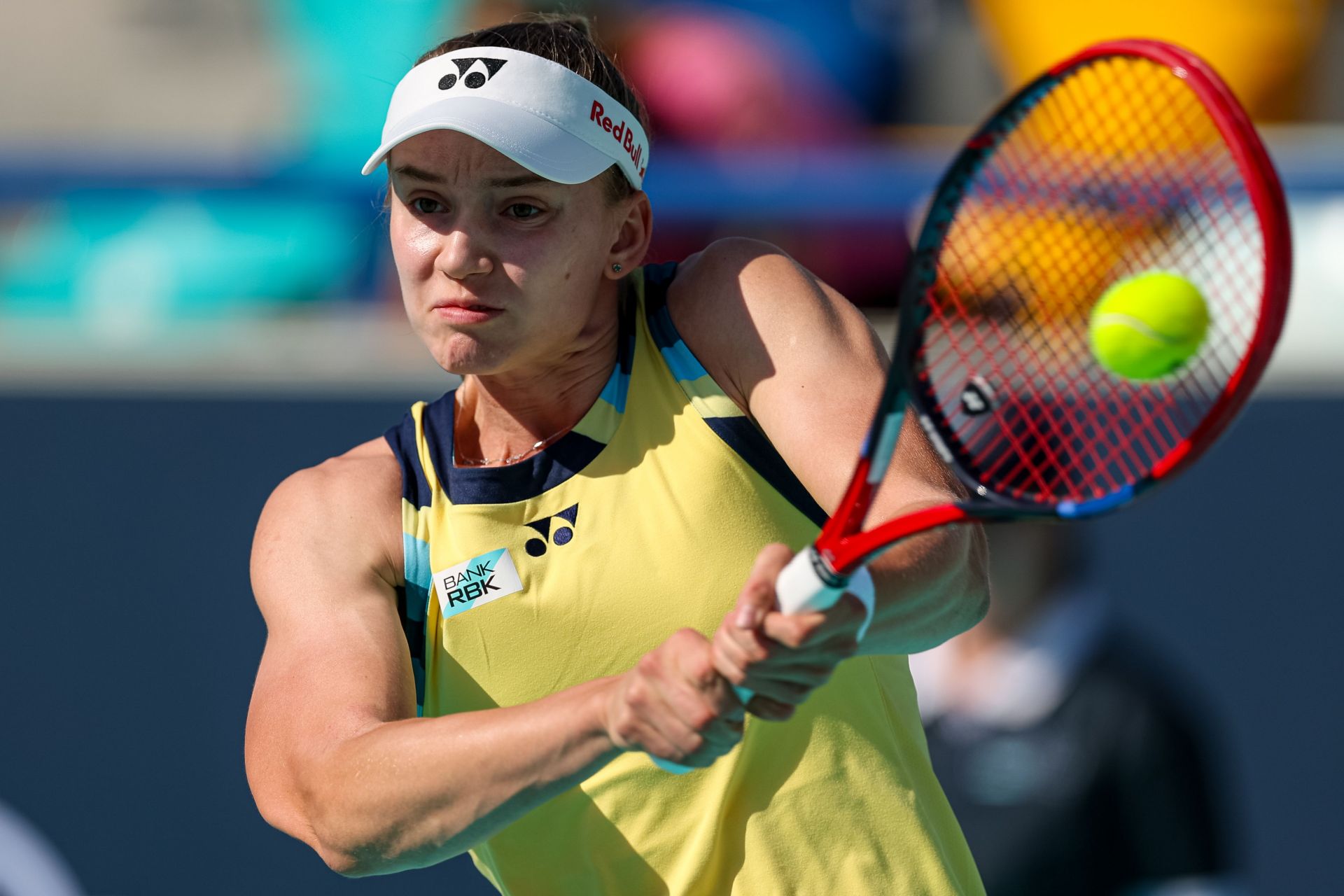 Elena Rybakina at the 2024 Abu Dhabi Open.