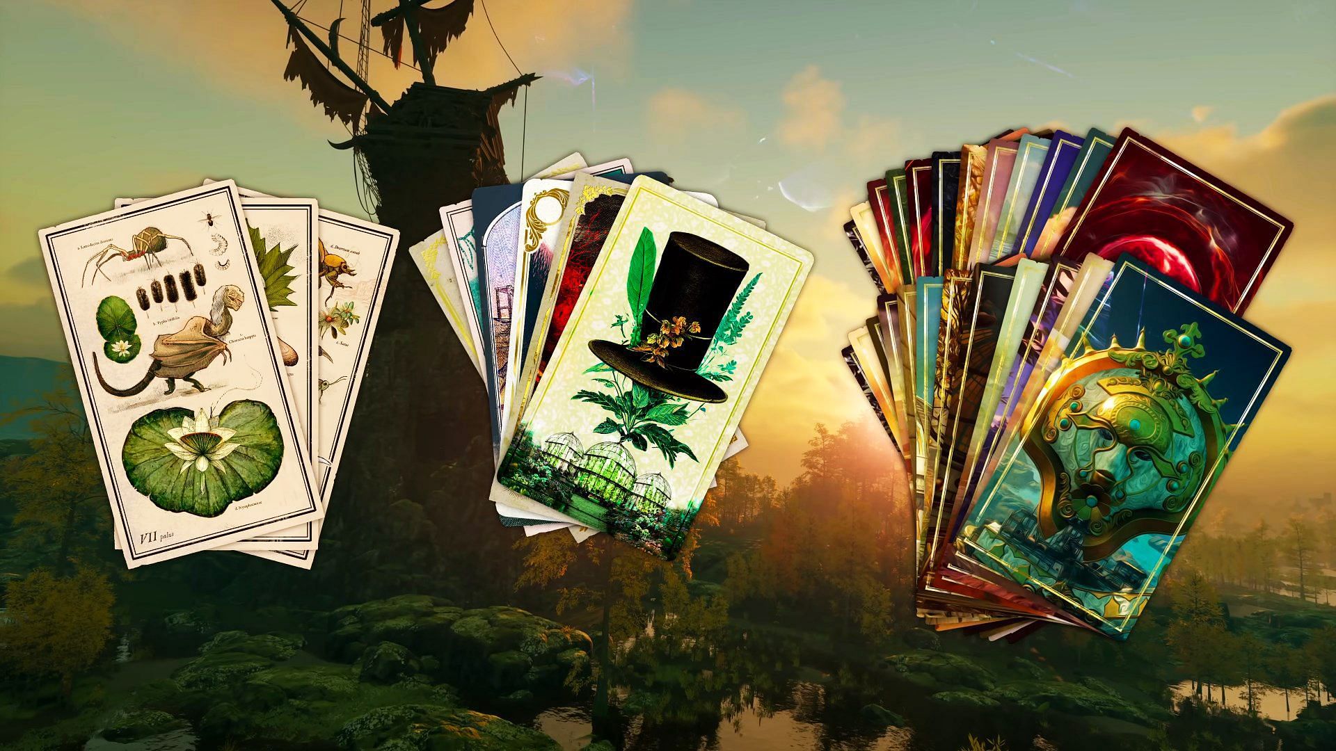 The game uses a card system to travel across different realms. (Image via Inflexion Games)