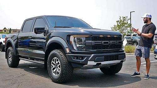 Ford F-150 Raptor out on the road