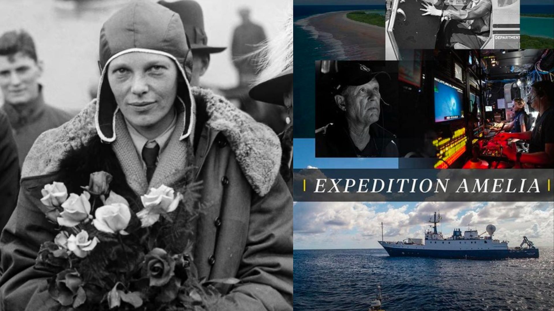 Expedition to search Earhart&#039;s plane (Image via IMDb)