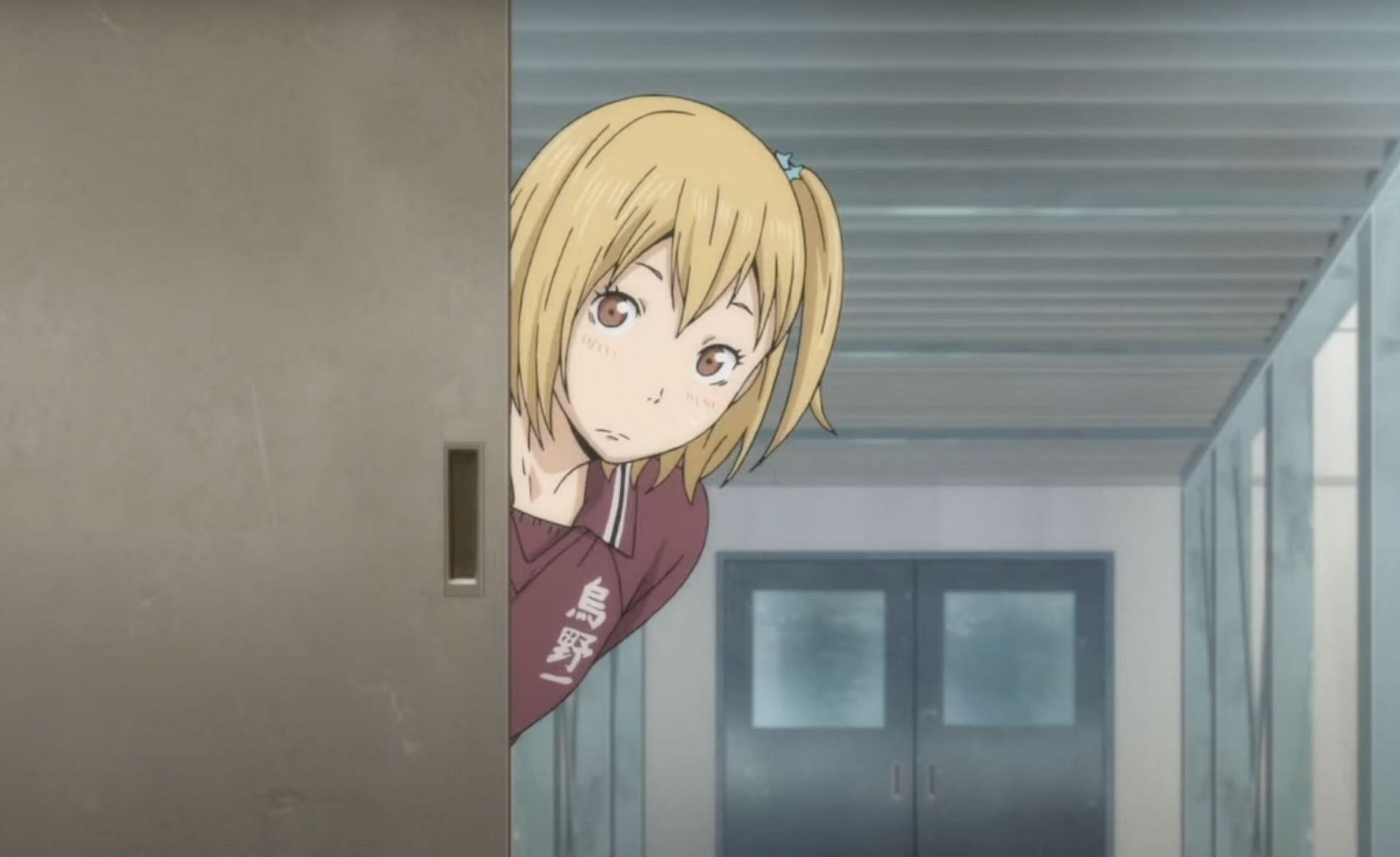 Yachi as seen in Haikyuu!! (Image via Production I.G)