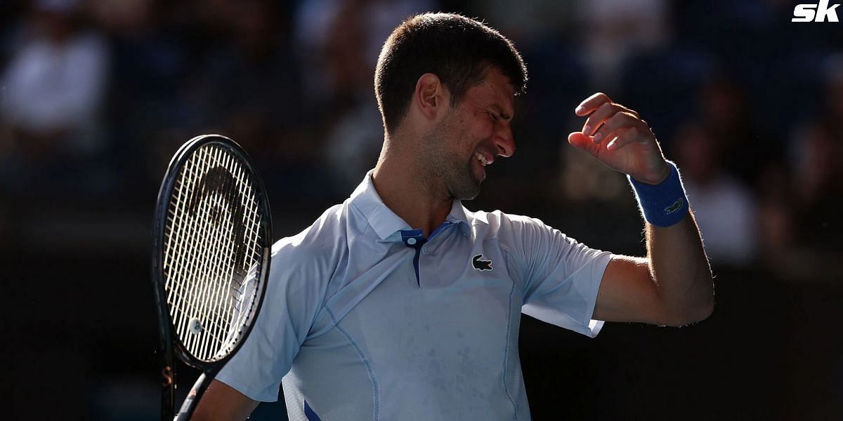 Novak Djokovic lost in the semifinals of the Australian Open to Jannik SInner