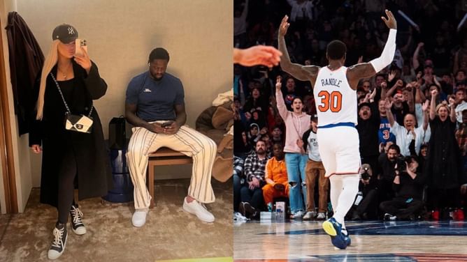 Kendra Randle's latest IG story with husband Julius Randle has Knicks fans excited about potential early injury return