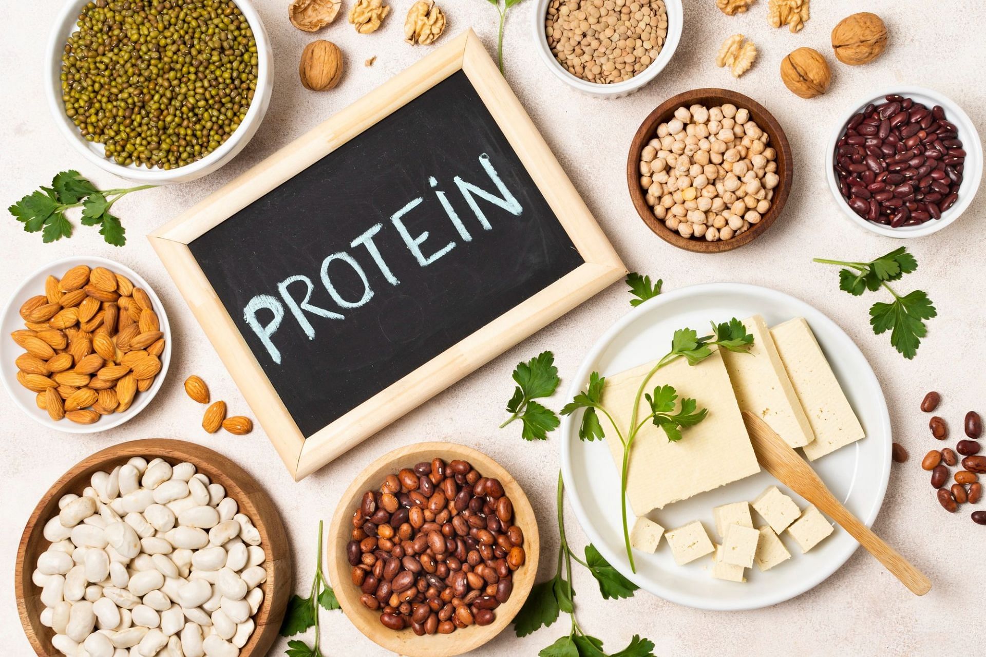 Add plant-based protein in a high-protein diet (Image by freepik)