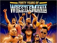 Brock is still featured prominently on the "40 Years of WrestleMania" imaging (Image via 2K Games)