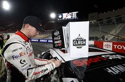 “It’s nothing but cocky”: Denny Hamlin told to ‘knock off’ his famous ‘I beat your favorite driver’ slogan by his father
