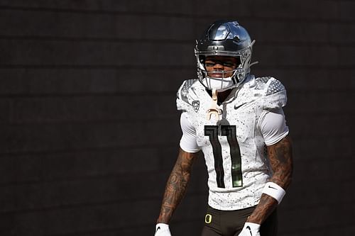 Troy Franklin during Oregon v Arizona State