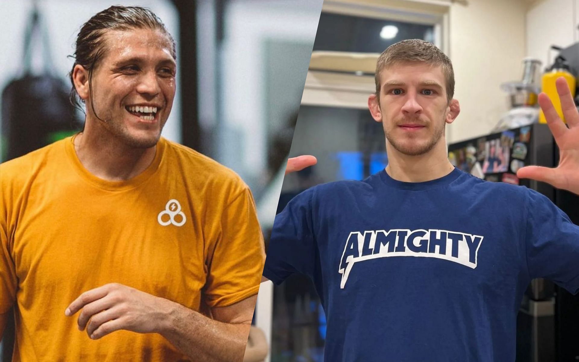 Arnold Allen (right) comments on Brian Ortega