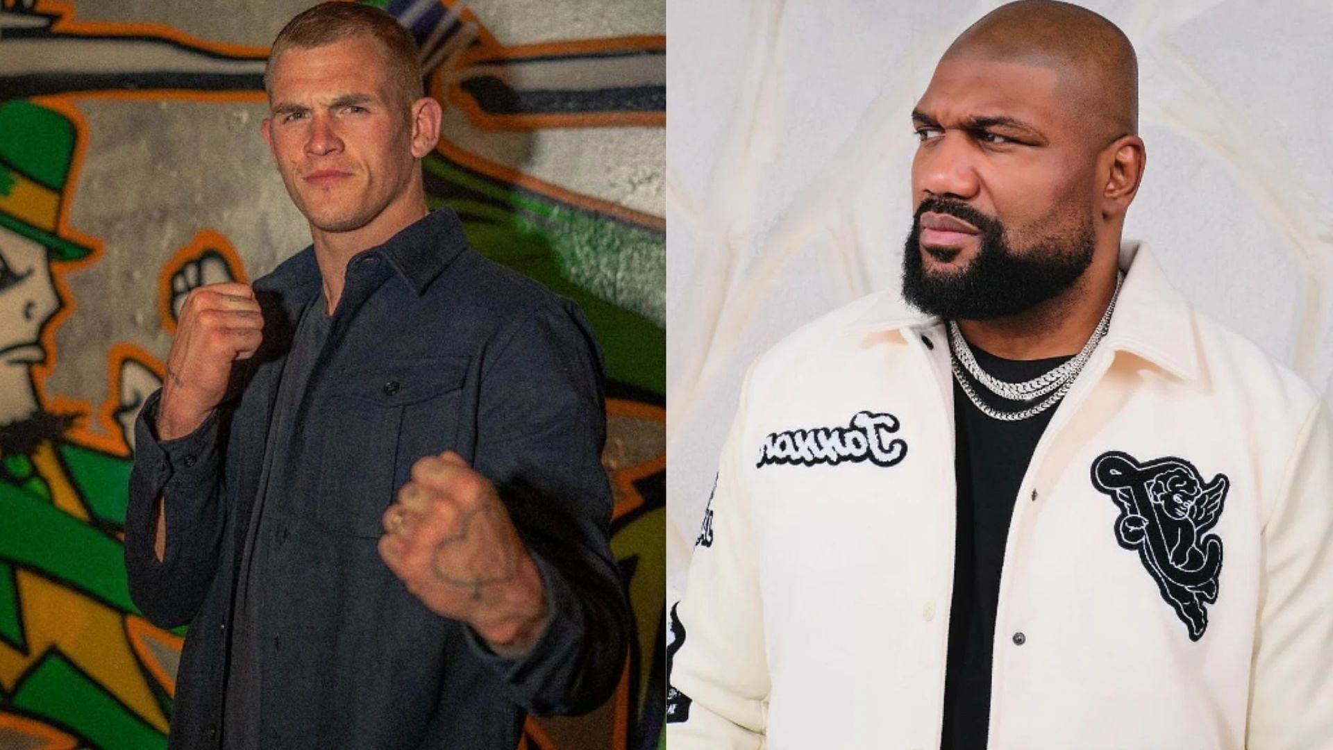 Ex-UFC star reacts to Ian Garry (left) cancelling appear on Quinton 