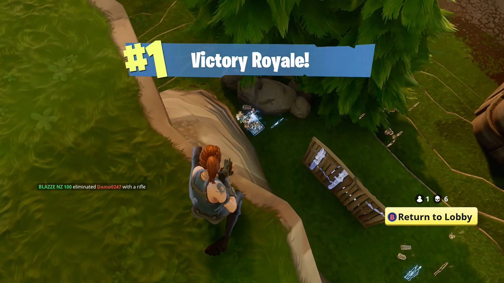 OG Fortnite player showcases their first ever Victory Royale, community overwhelmed with nostalgia