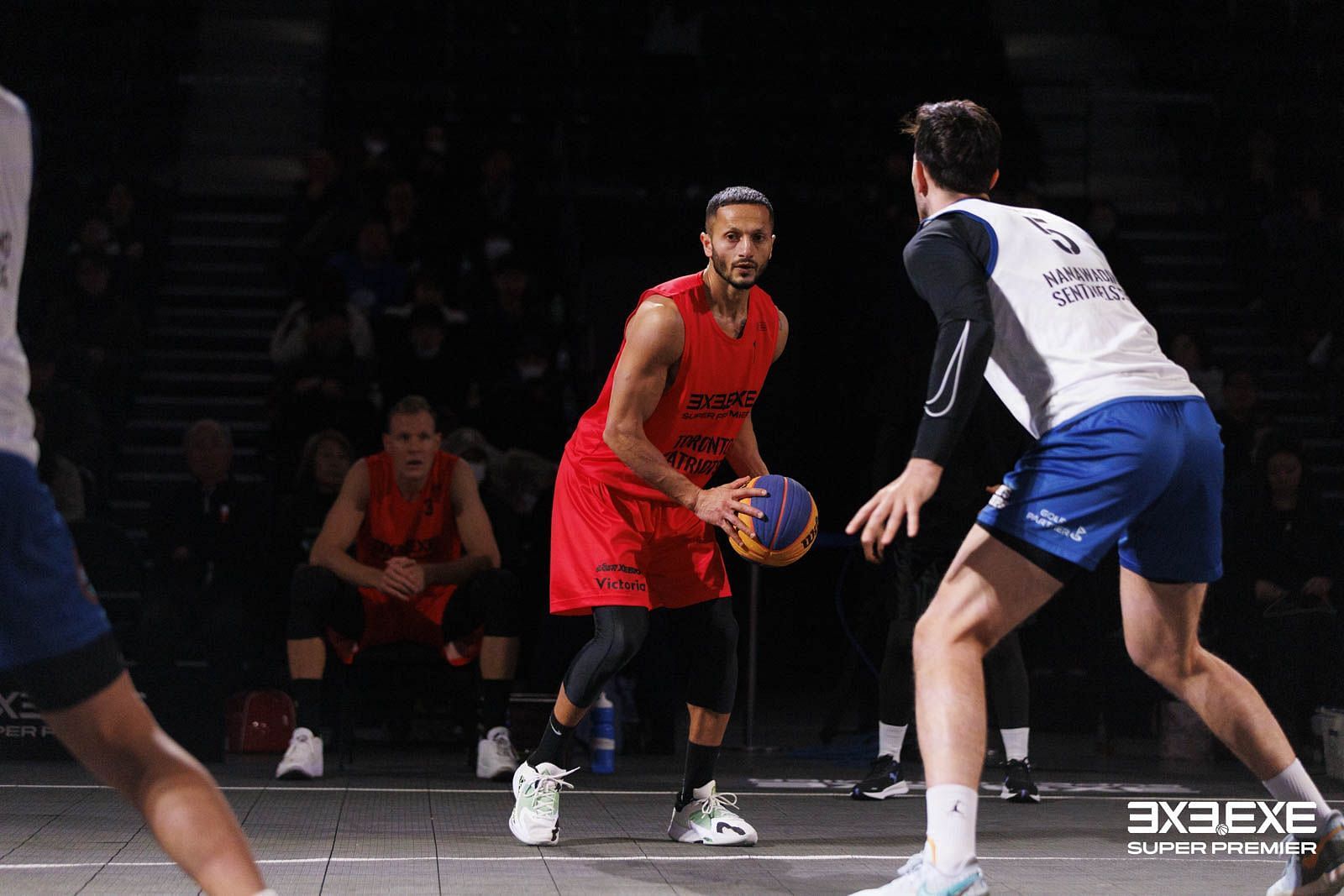 Inderbir Singh Gill in action in a 3x3 match