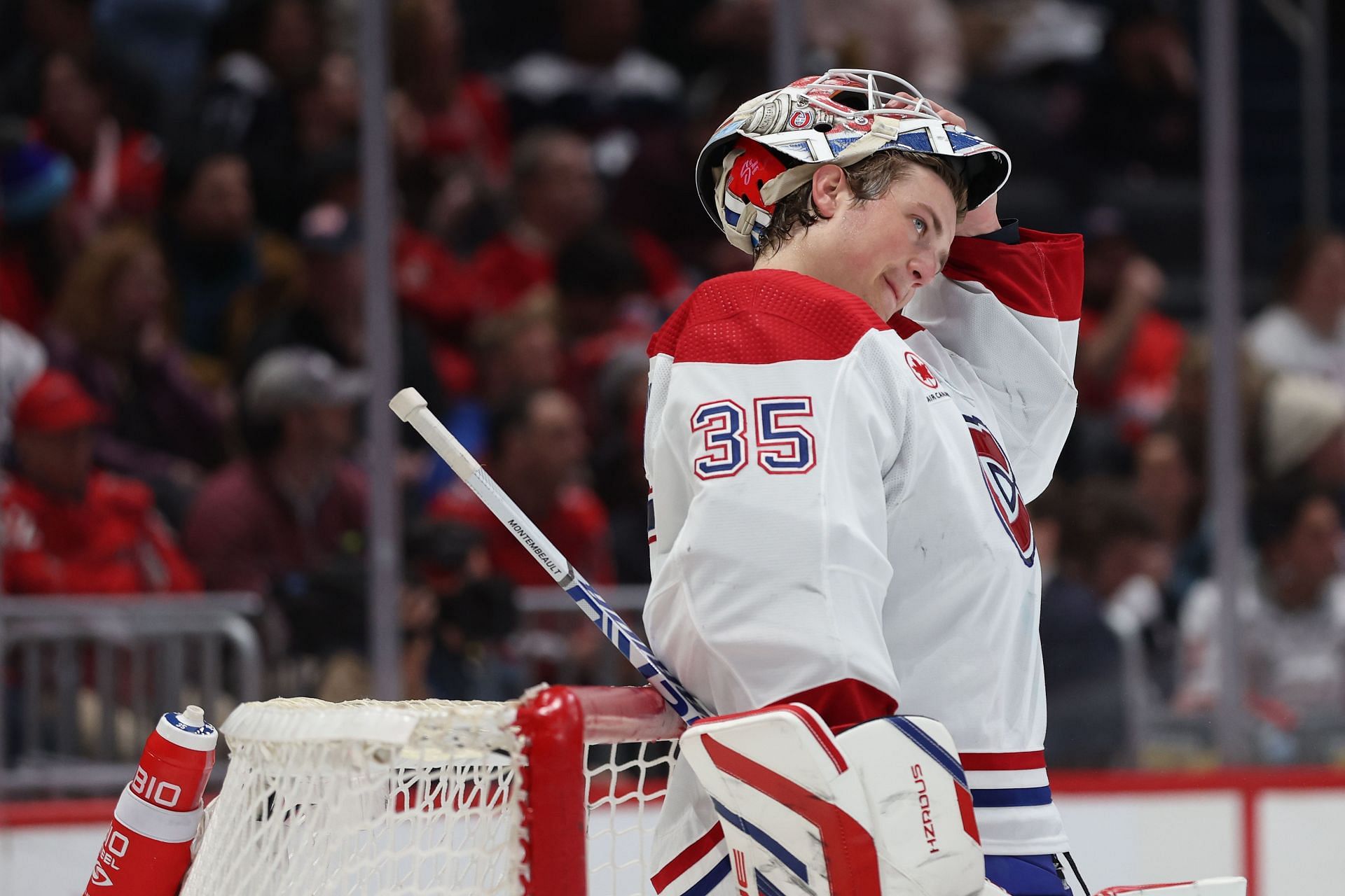 Samuel Montembeault will most likely start for the Canadiens.