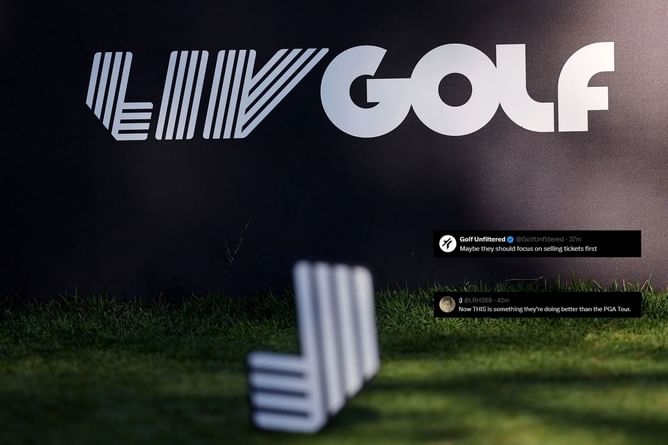 "Maybe they should focus on selling tickets first" - Fans left with mixed opinions about LIV Golf’s trading card deal