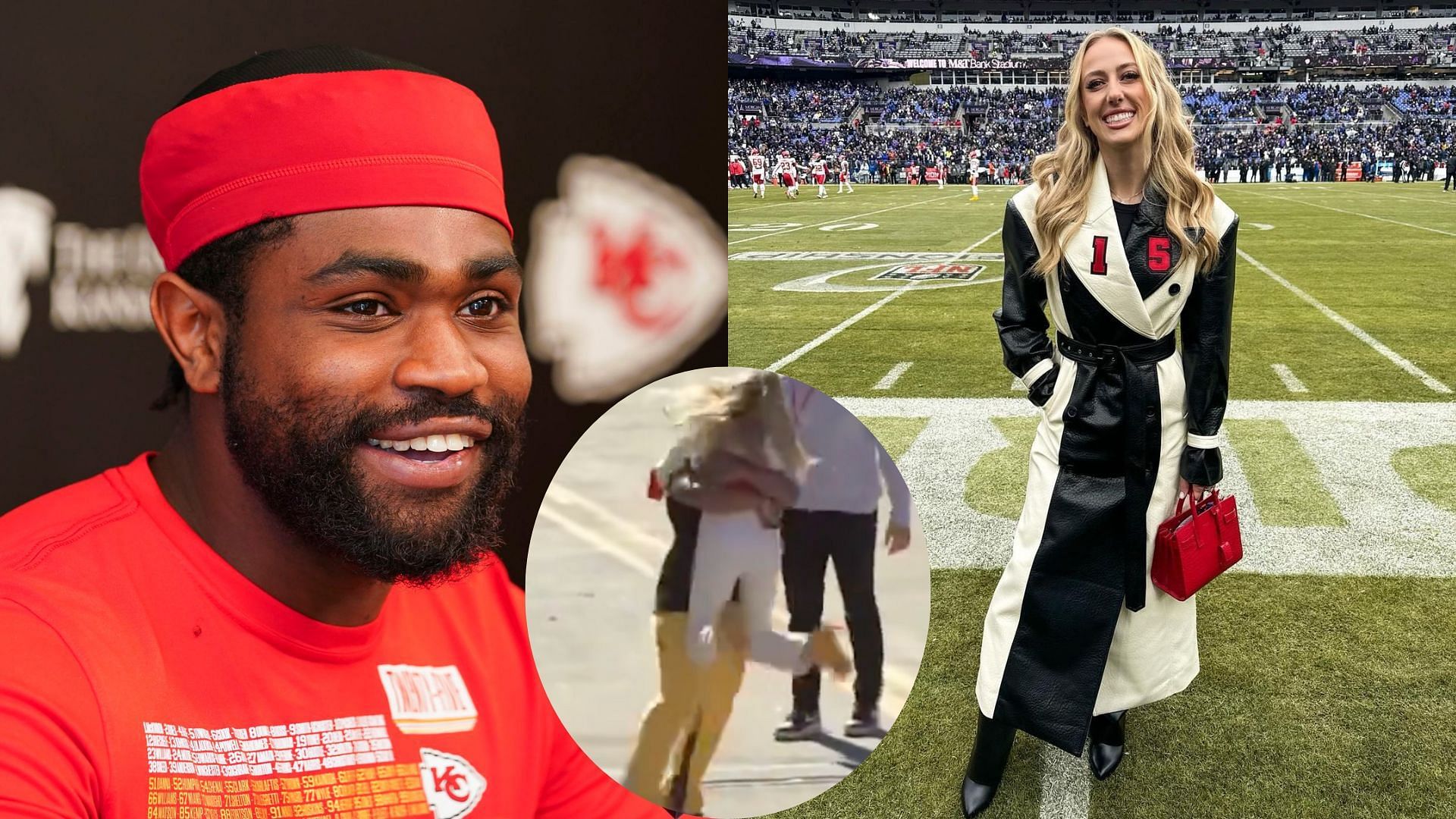 Chiefs RB Clyde Edwards-Helaire breaks silence on viral video after being clowned for hugging Brittany Mahomes