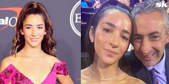 Aly Raisman dazzles at NFL Honors awards, attends ceremony with her father Rick Raisman