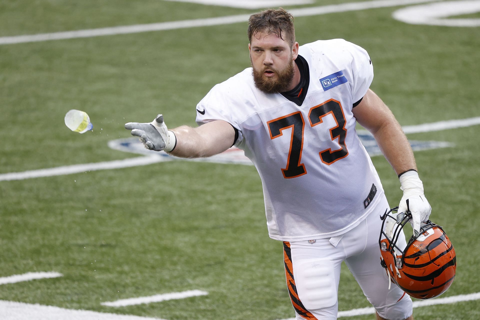 Jonah Williams during Cincinnati Bengals Training Camp