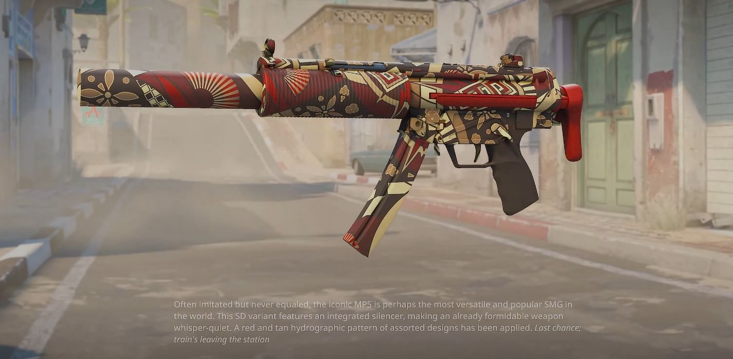 The MP5-SD Autumn Twilly (Image via Valve || YouTube/covernant)