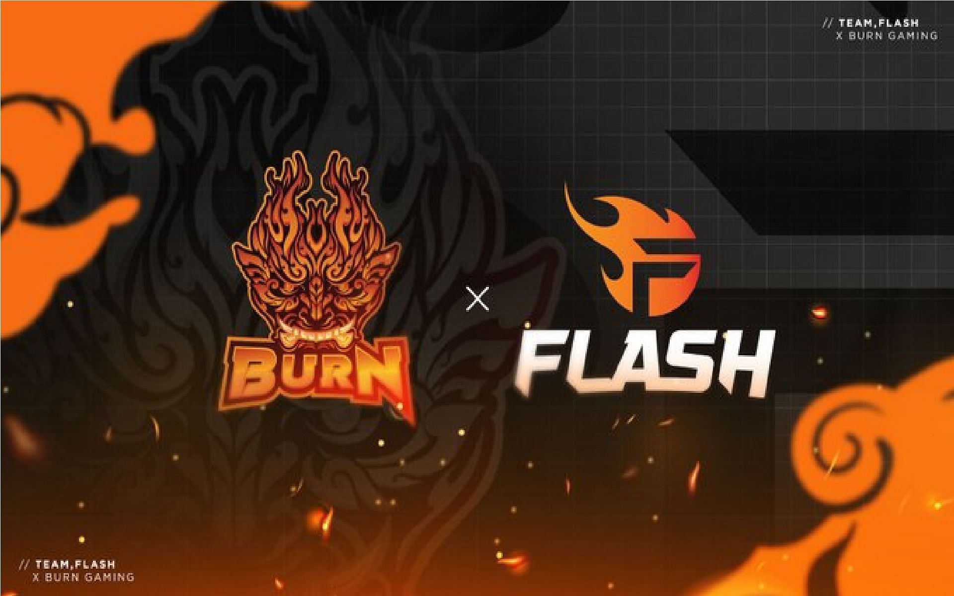Team flash announced the creation of Burn x Flash (Image via X/Team Flash)