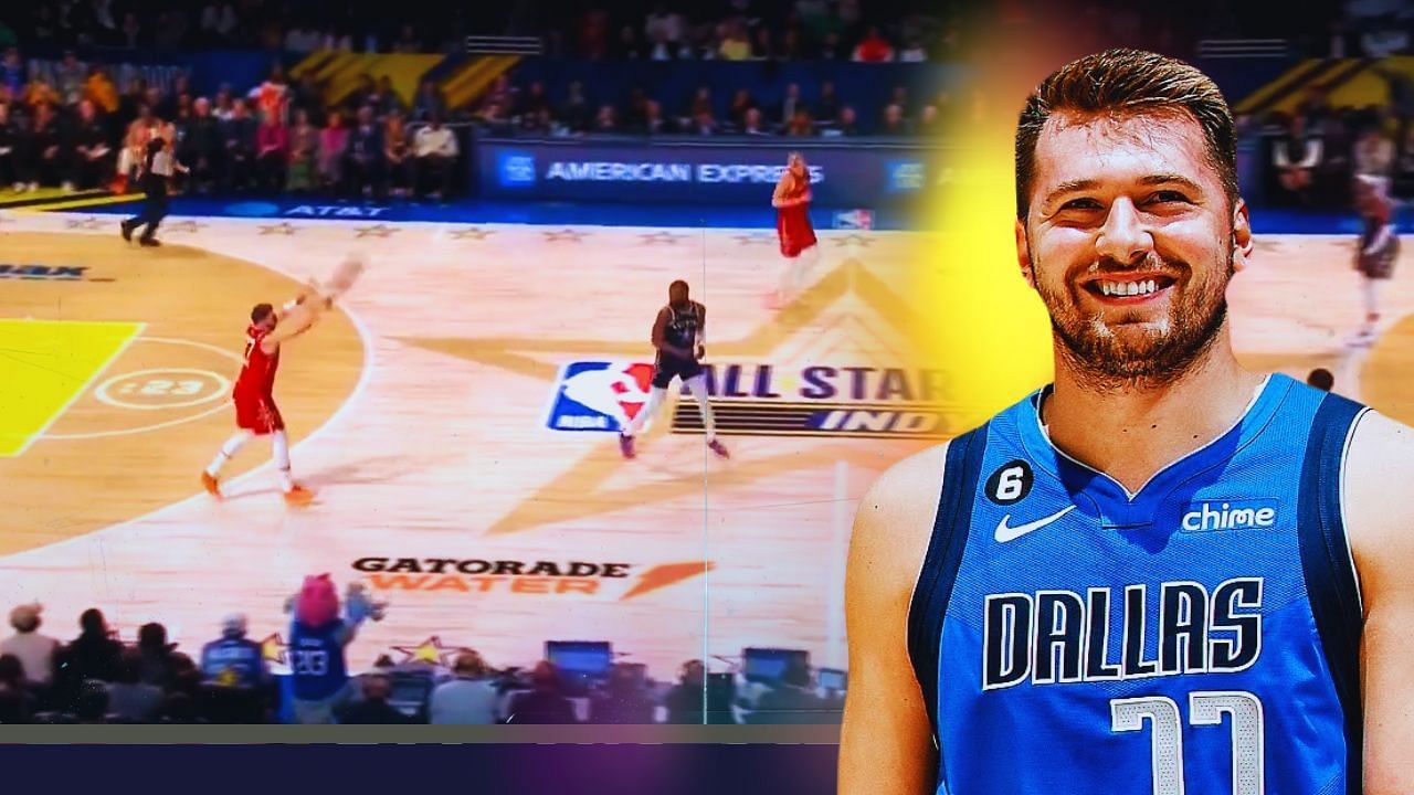 Luka Doncic sarcastically responds to poor shot at halftime of NBA All-Star game