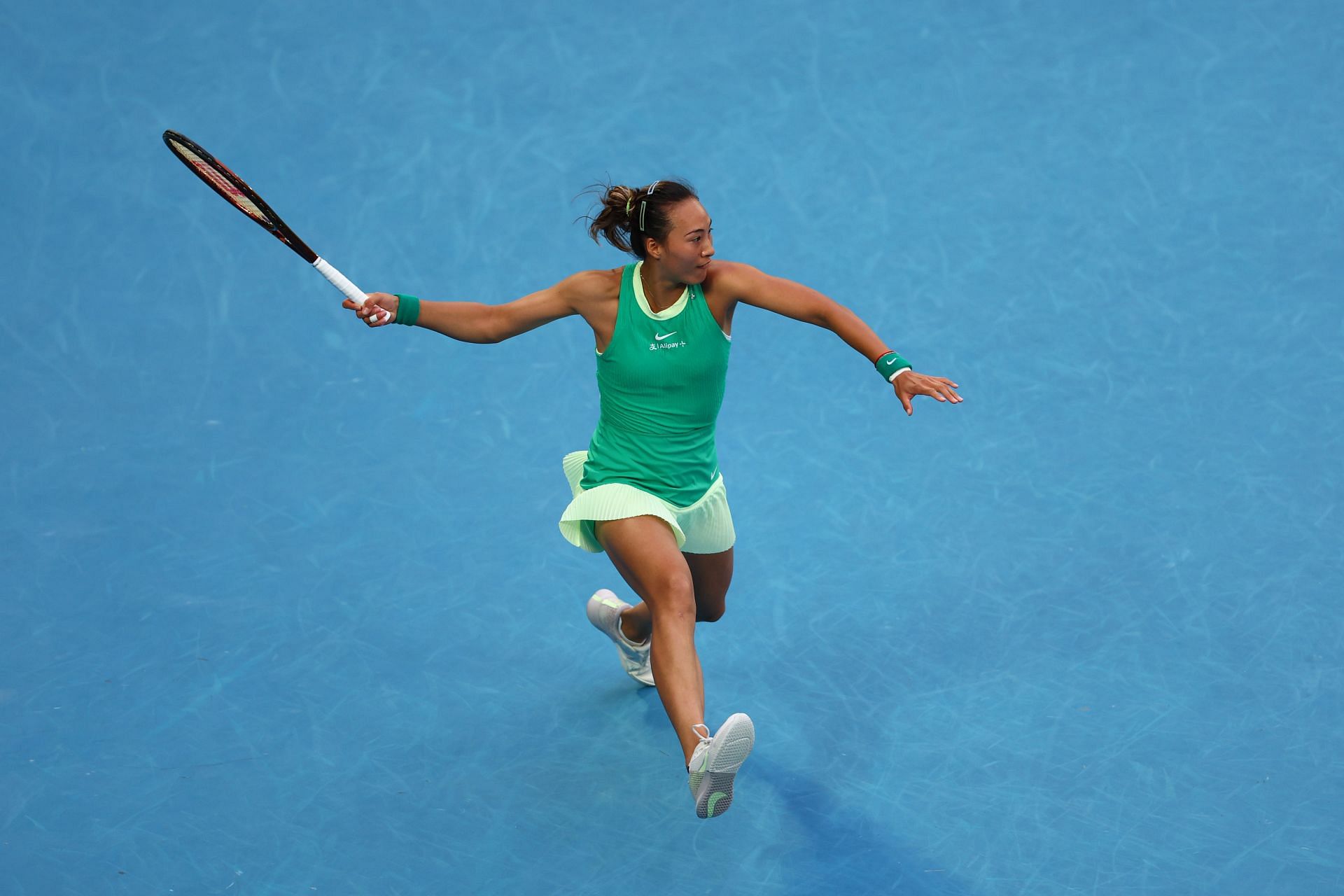 Zheng Qinwen at the 2024 Australian Open - Getty Images