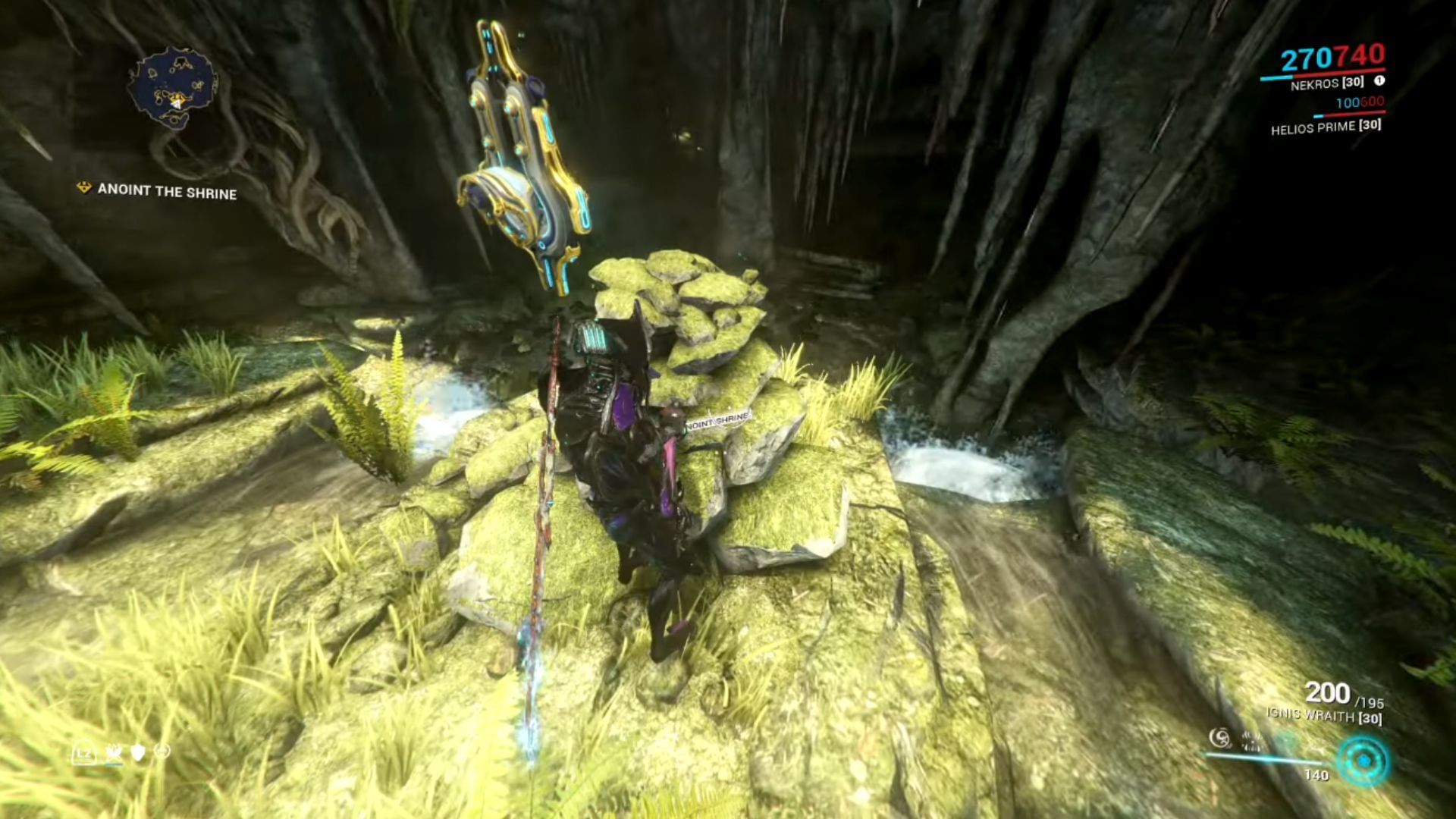 Anoint the shrine to spawn the Knave Specter (Image via Digital Extremes)