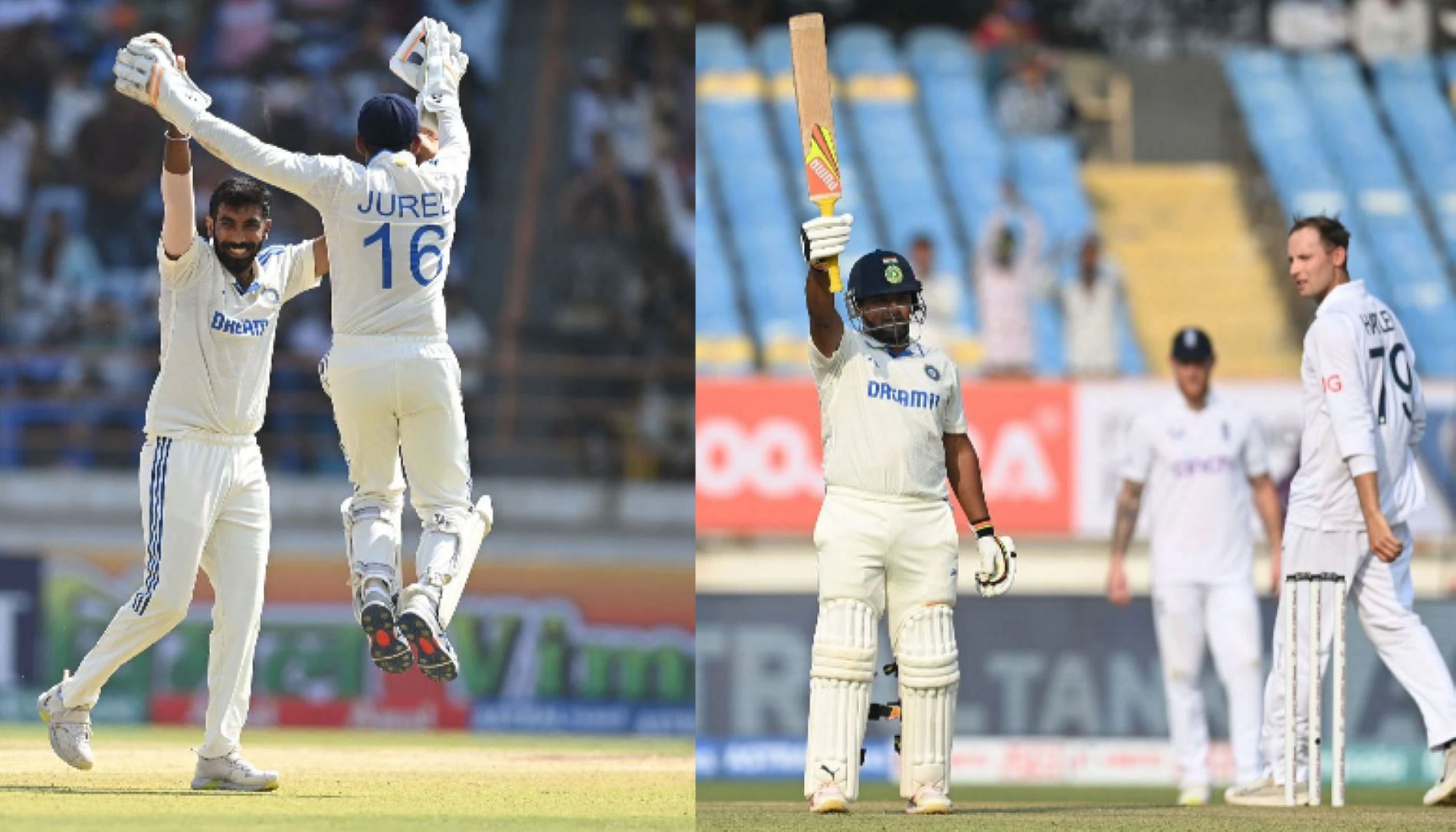 Both debutants had a Test match to remember during India
