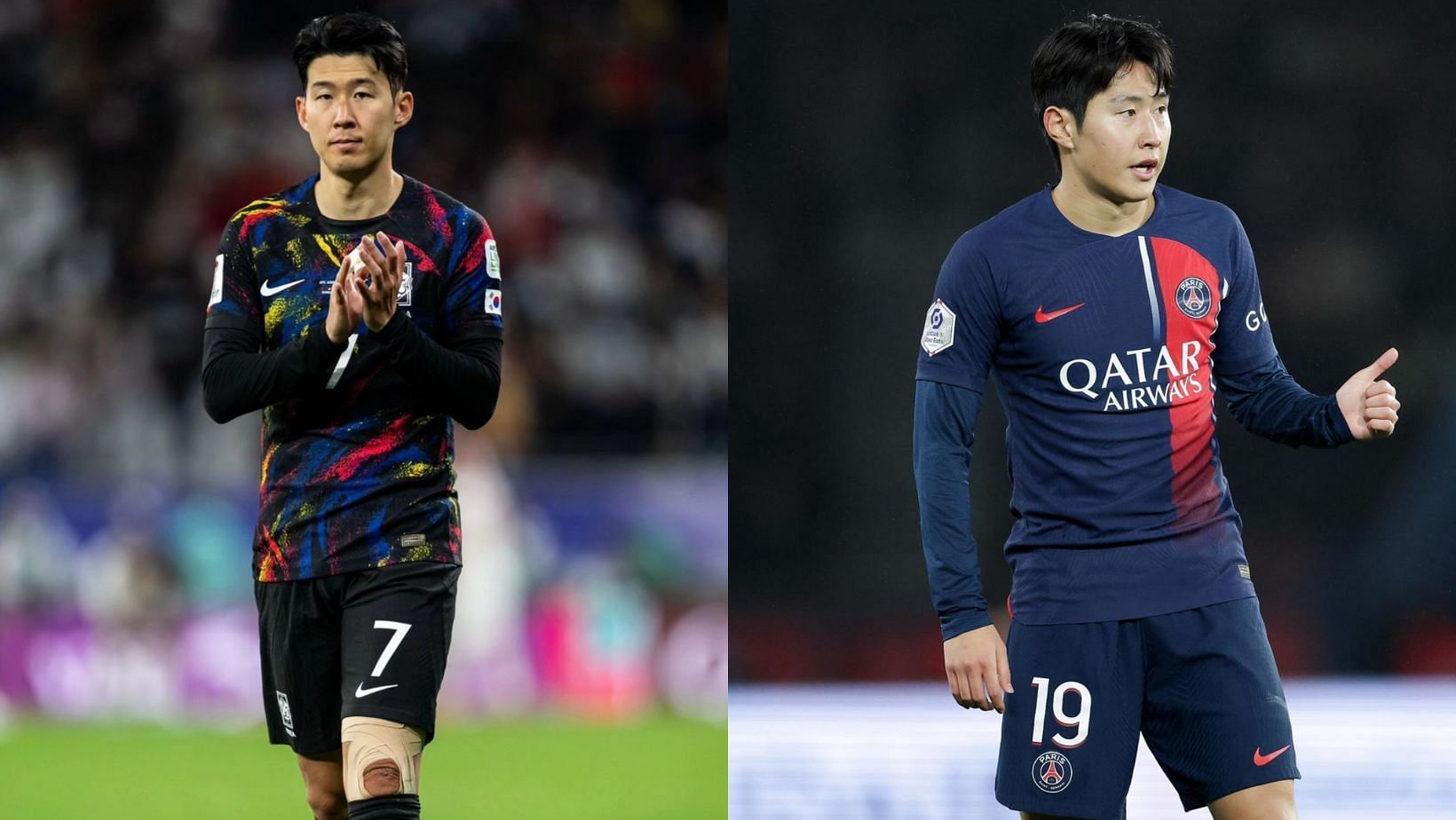 What happened between Lee Kang-in (R) and Son Heung-min (L)? South Korean soccer team met with allegations of a rift and discord. (Images via Instagram/@hm_son7 &amp; @kanginleeoficial)