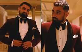[Watch] Mohammed Shami raises the style quotient in a classy tuxedo suit