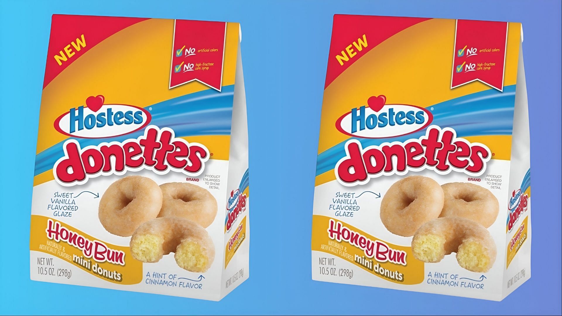 The HoneyBun Donettes will be hitting major stores in early March (Image via Hostess / J. M. Smucker Co.)