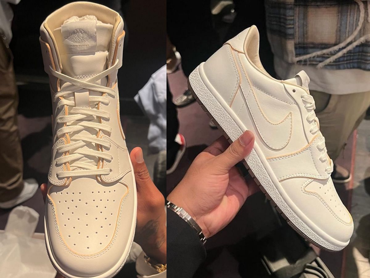 Air Jordan 1 Low &rsquo;85 Wings sneakers (Image via Twitter/@SneakerNews)