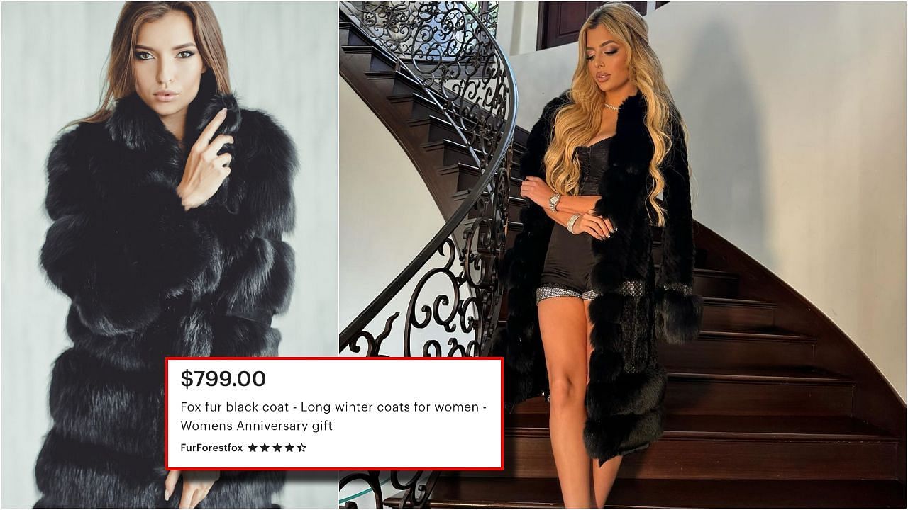 Mandana Bolourchi got clicked in an elegant all-black fur coat