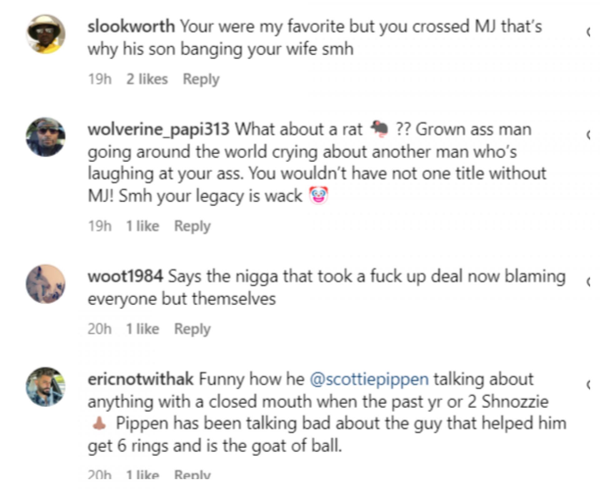 Fans were not impressed with Scottie Pippen&#039;s No Bull tour. (Image via Scottie Pippen, Instagram)