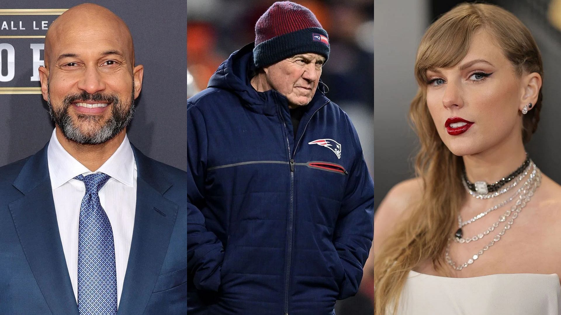 Keegan-Michael Key, Bill Belichick, and Taylor Swift