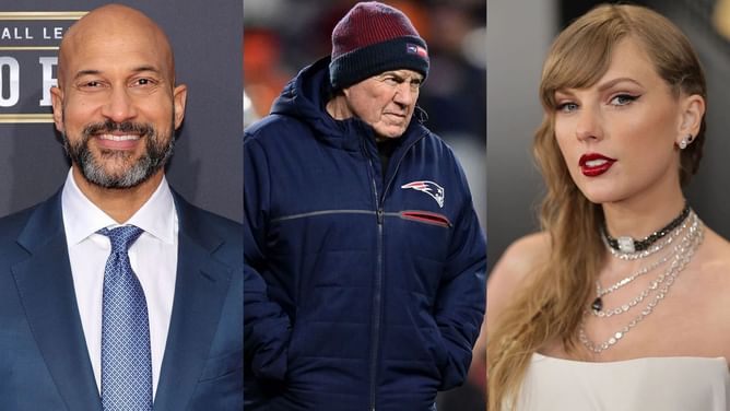 Keegan-Michael Key takes playful digs at Bill Belichick, Panthers while talking about Taylor Swift during NFL Honors