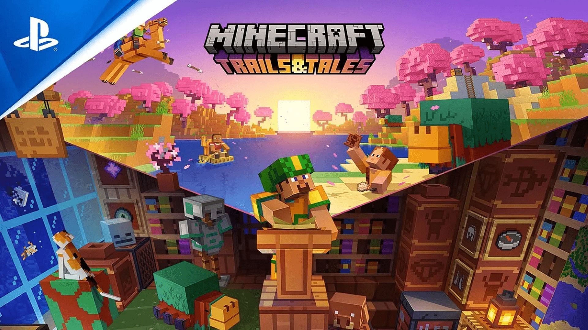 Updating Minecraft on PlayStation is a straightforward proposal (Image via Mojang/Sony)