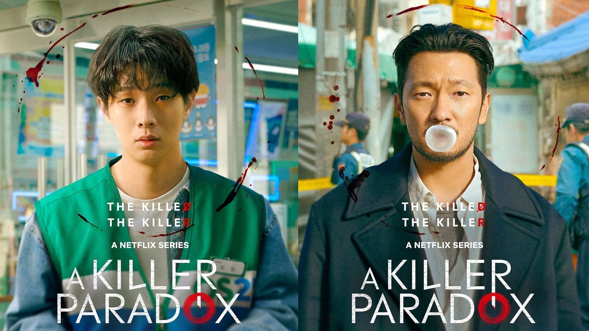 Choi Woo-shik and Son Suk-ku for A Killer Paradox (Images Via Instagram/@netflixkcontent)