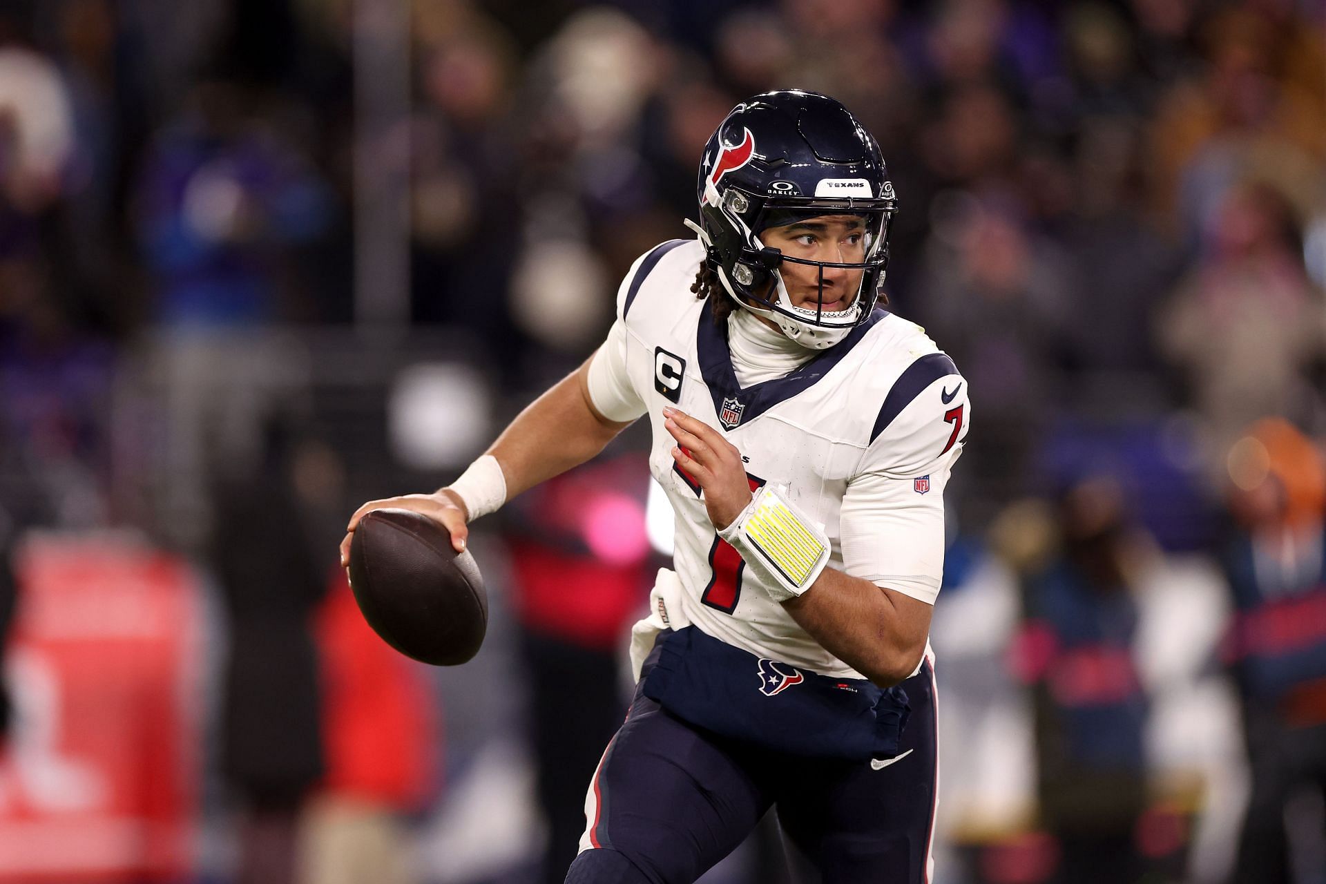 C.J. Stroud: AFC Divisional Playoffs - Houston Texans v Baltimore Ravens