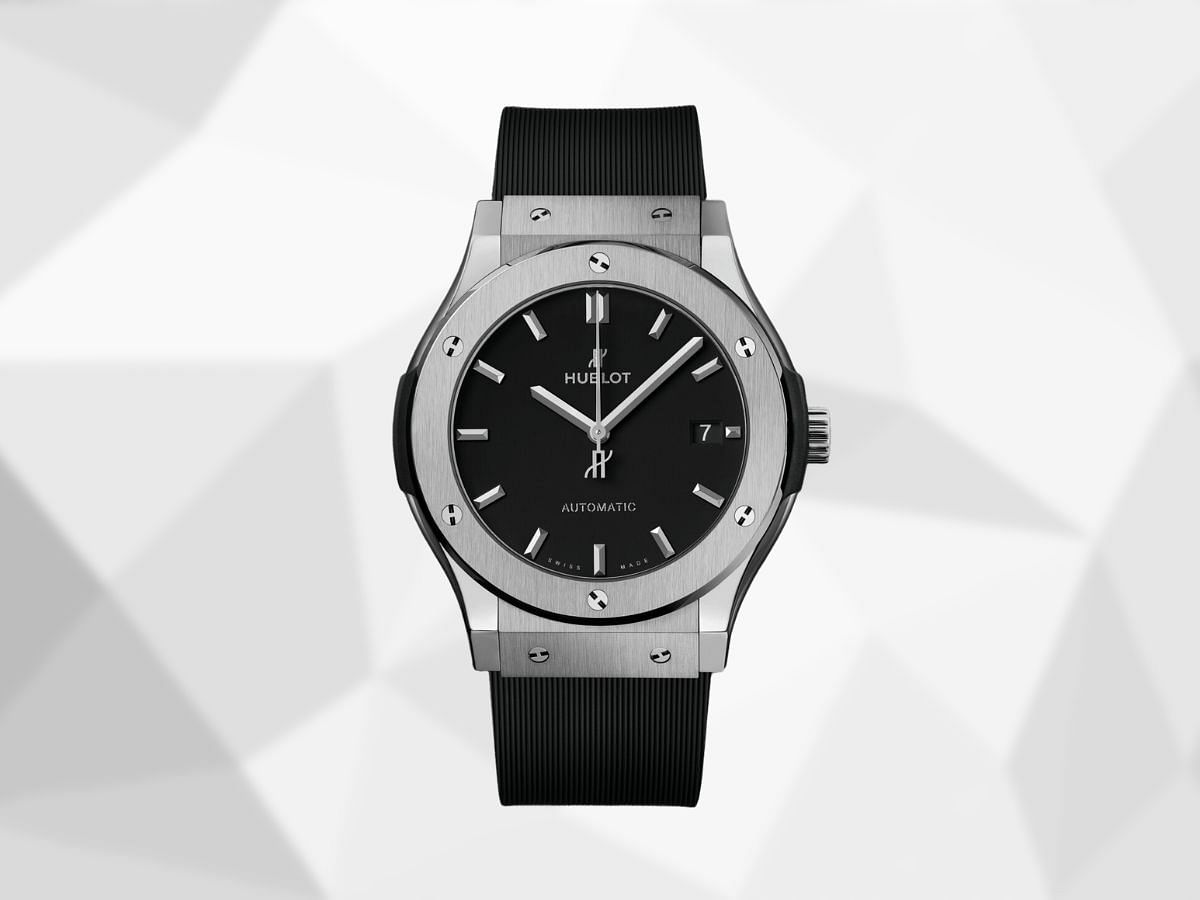 The Hublot Classic fusion titanium watch (Image via Hublot)