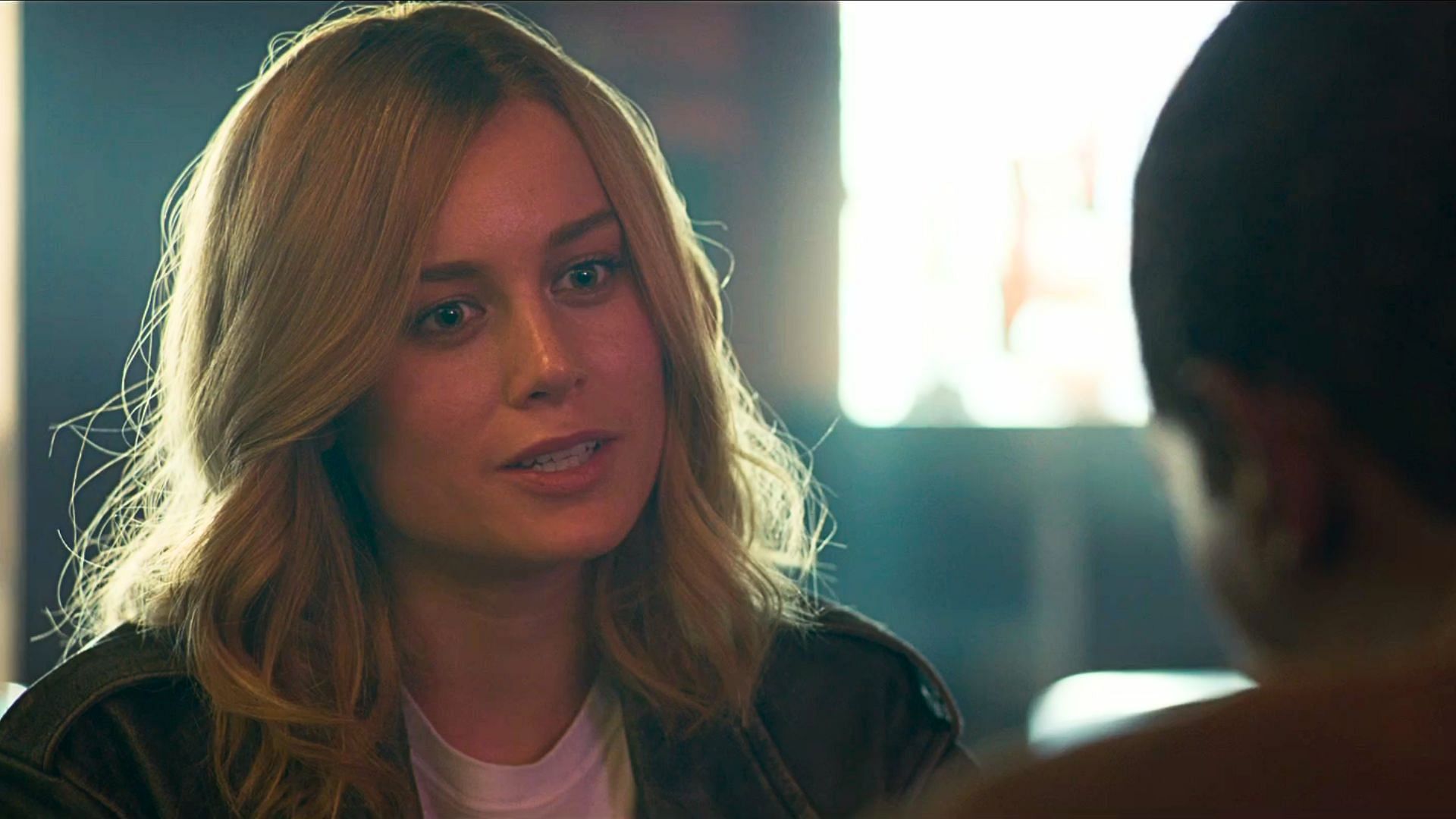 Brie Larson as Captain Marvel (Image via YouTube/YT Movies, 01:04)