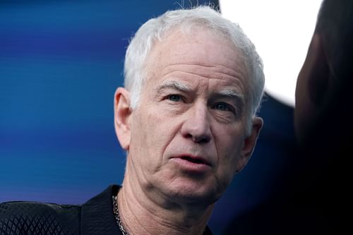 John McEnroe at the 2024 Australian Open