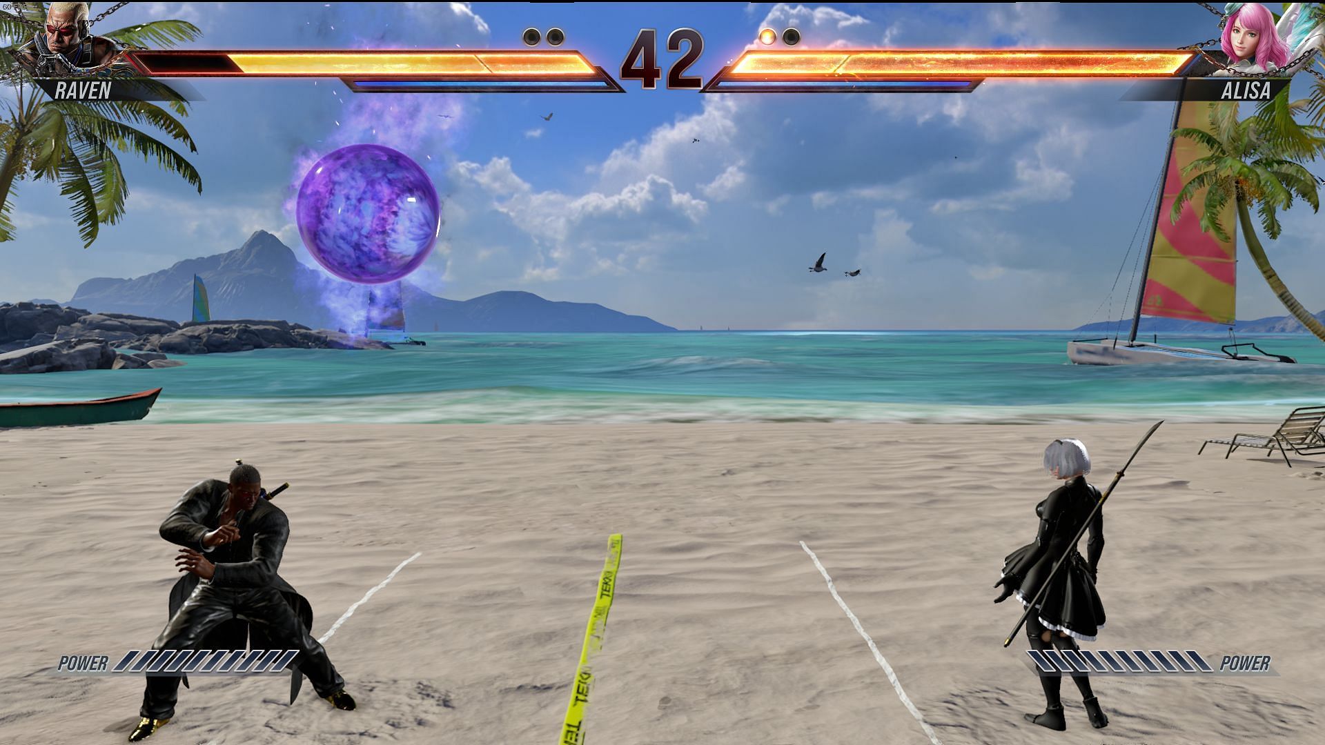Image showing Alisa and Raven in Tekken Ball