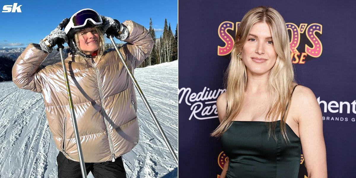 Eugenie Bouchard learned skiing as she fulfilled her 30th birthday wish