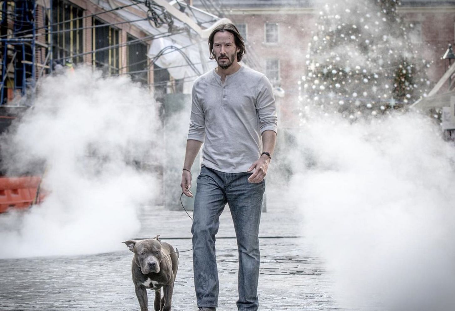 A still of Keanu Reeves who plays Wick. (Image via Instagram/@lionsgate)