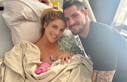 Chris Chelios' daughter Caley announces birth of her third child only 48 hours after her father's jersey retirement