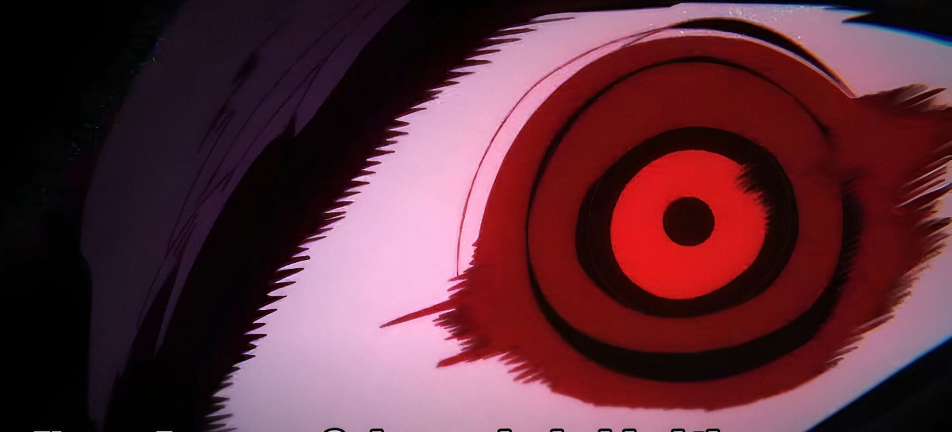 Imu&#039;s eye as seen in the anime (Image via Toei Animation)