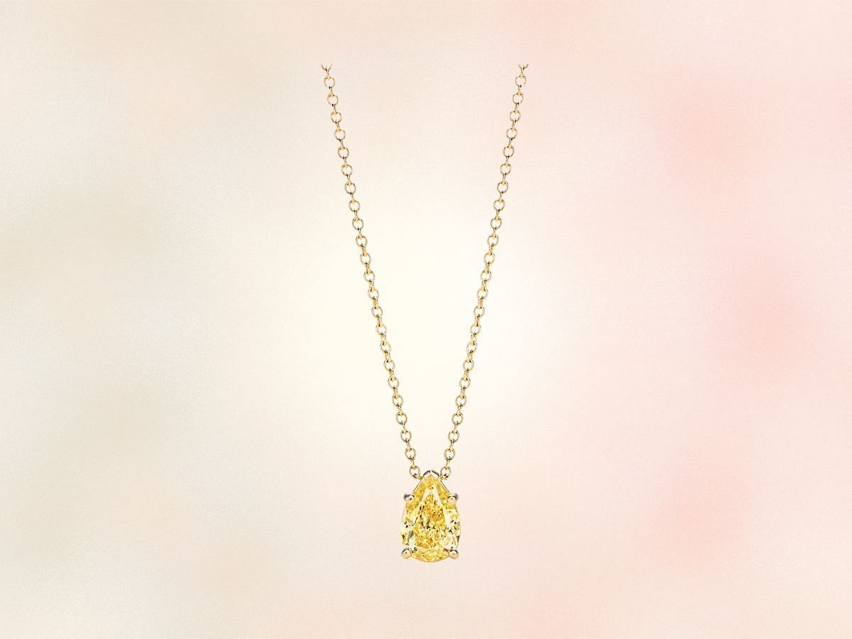The Tiffany Yellow Diamond pendant (Image via Tiffany website)