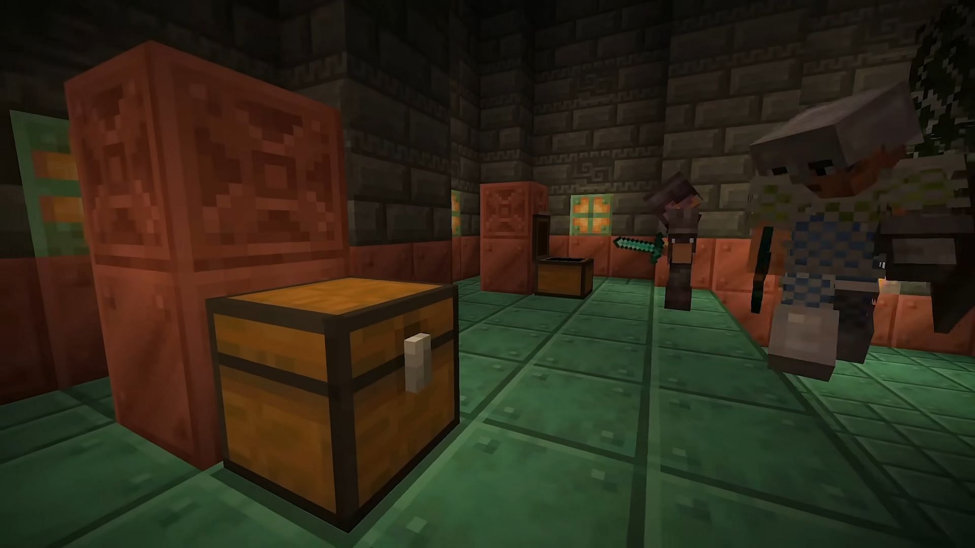 Vaults offer loot that can also be found in trial chamber loot chests (Image via Mojang)