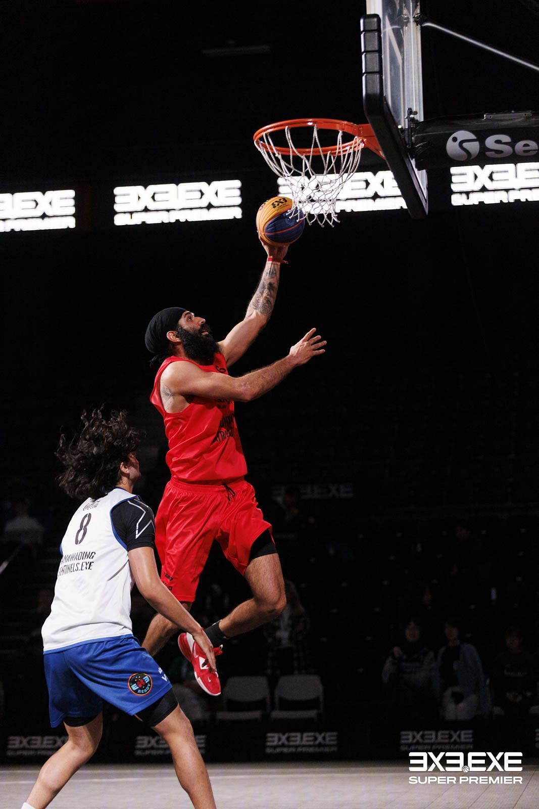 Bikramjit Singh Gill in action in a 3x3 match